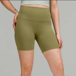 Lululemon Align High-Rise Short 6" Bronze Green Size 10